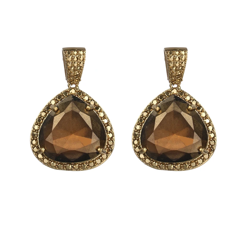 Bettyue Новая модная эффектная крутая серьга в стиле хип хоп золотого цвета с