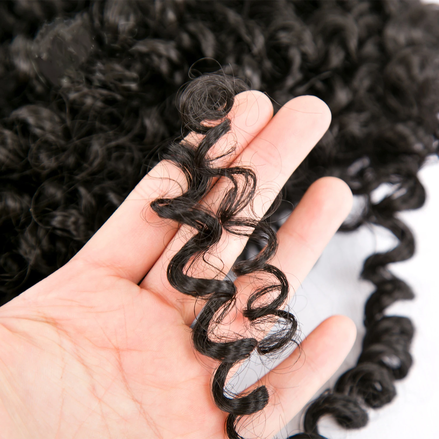 Синтетический слоеный афро кудрявый шиньон наращивание волос для женщин пучок с