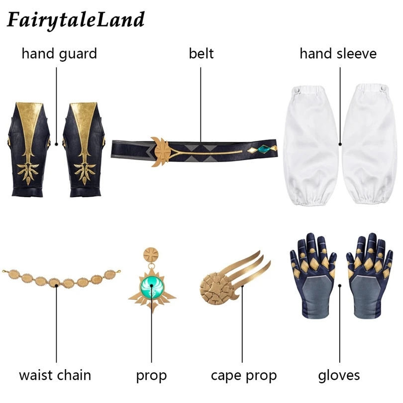 

Genshin Impact Jean Cosplay Costume Carnival Halloween Game Outfit Props Stage Performance Clothing Shoes