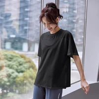 women shirts long sports quick drying clothes womens loose running blouses plus size fitness clothes short sleeved t shirts