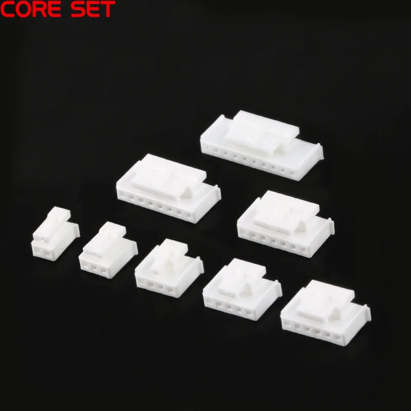 50 шт./компл. HY2.0mm шаг разъем Клеммный корпус 2P/3/4/5/6/7/8P/10P с пряжкой и
