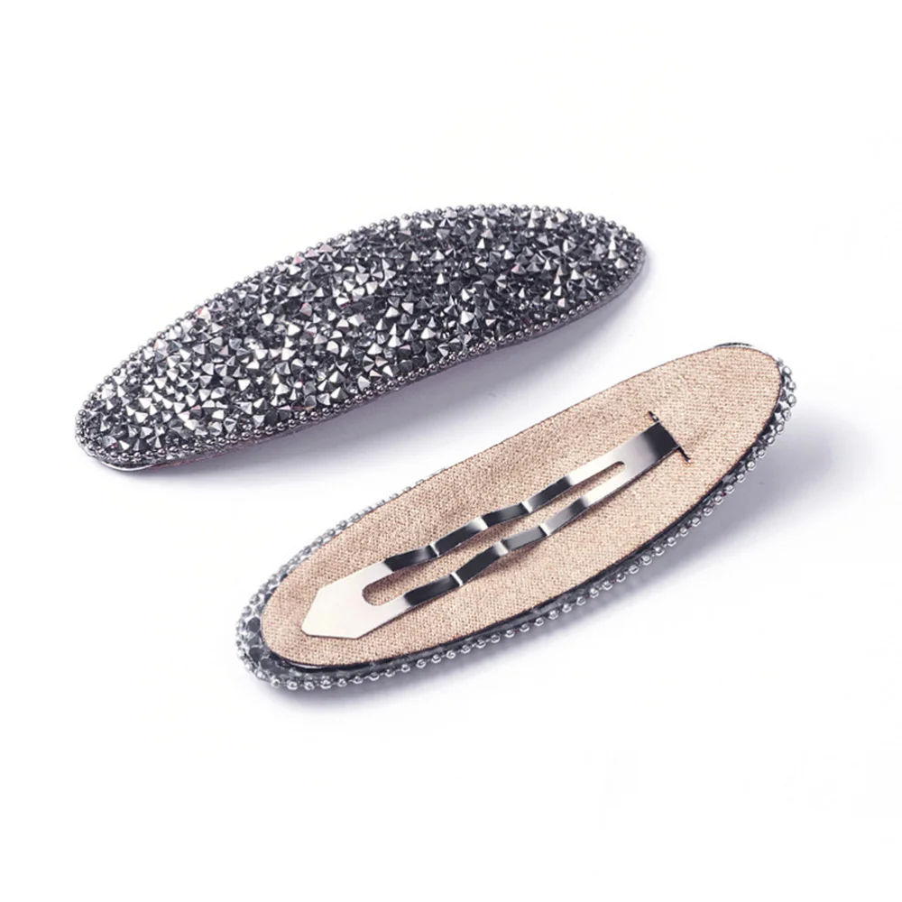 

9pcs Rhinestone Hair Clips Fashion Diamond Snap Clip Barrettes Headdress for Girls Ladies