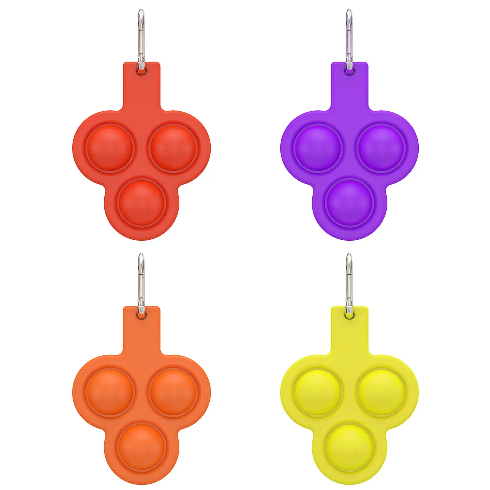 

Fidget Bubble Toy Washable Keychain Bubble Sensory Toys For Children With Autism Decompression Toy