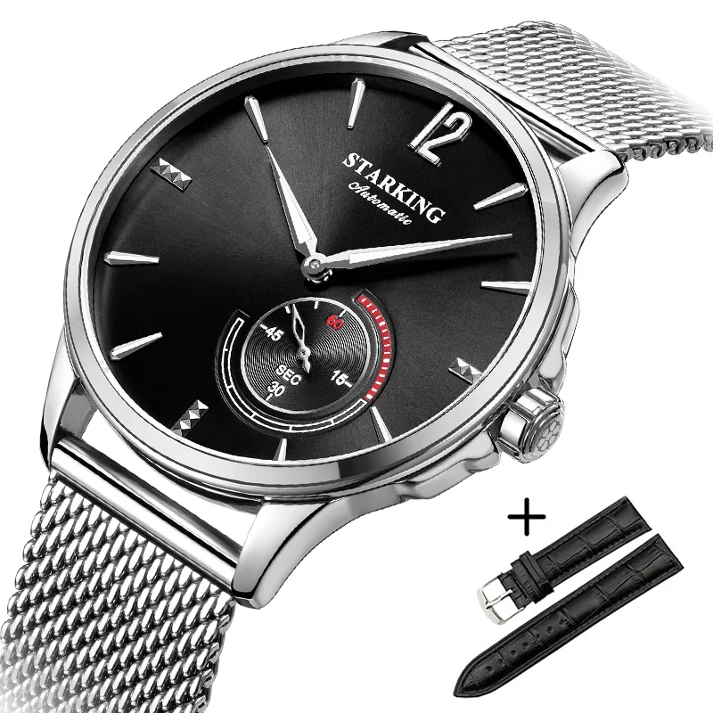 STARKING мужские часы из нержавеющей стали автоматические Классические