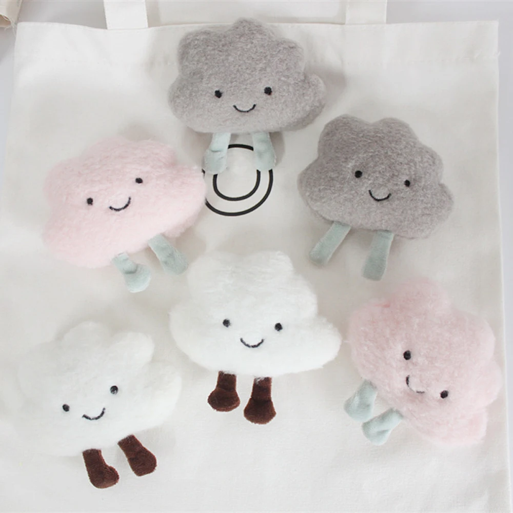 

High Quality Creative Simple Cute Plush Brooch Pin Fashion Jewelry Cloud Brooch Backpack Bag Clothes Sweater Pins Accessories