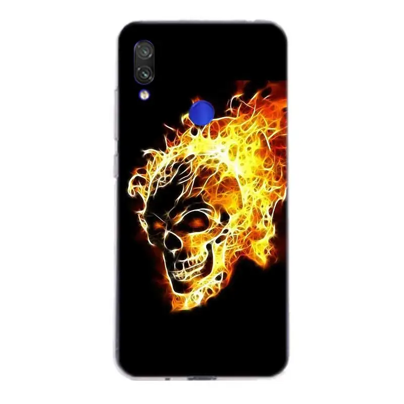 Цвет Череп силиконовый чехол для спортивной камеры Xiao mi Red Note 7 6 Pro 5 4 4X K20 7A Y3 S2 5A 6A Xio