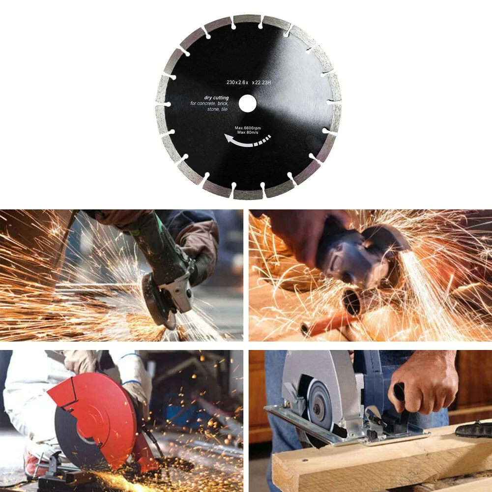 

230 Diamond Cutting Disc Diamond Disc Concrete 12 Mm Segment Height Diamond Blad 6,640 For Angle Grinder Circular Saw Blade