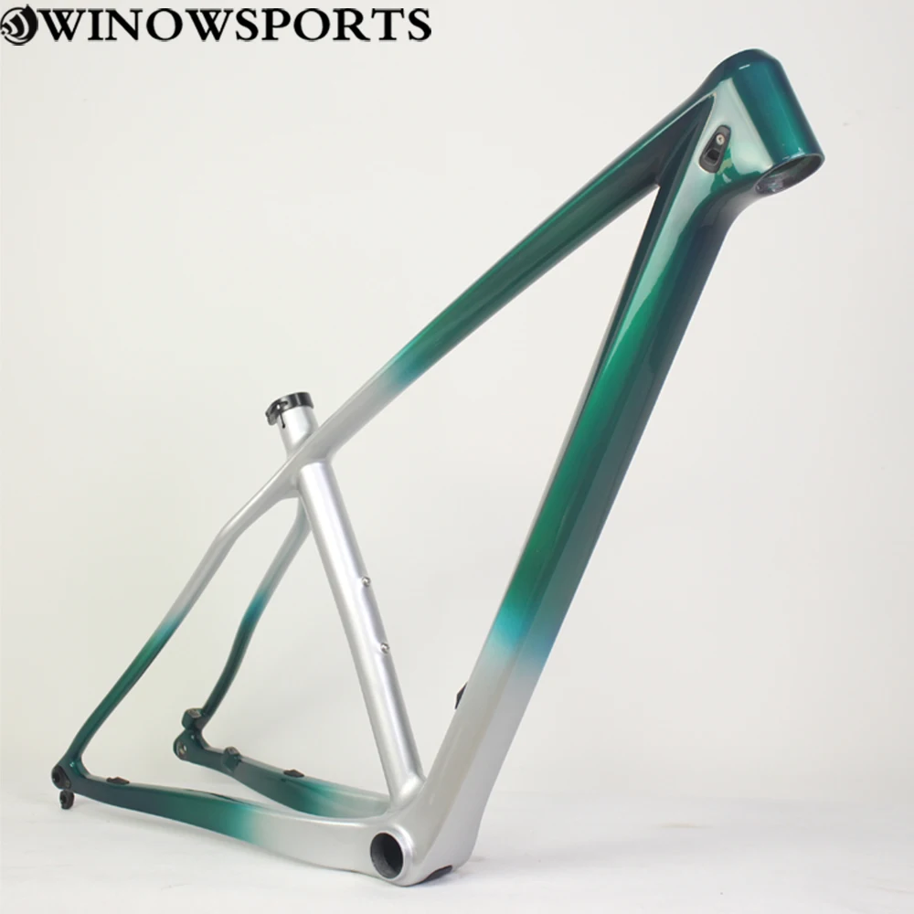 

2021 winowsports carbon XC hardtail bike UD BB92 mtb bike frame customizable colors carbon bicycle frame