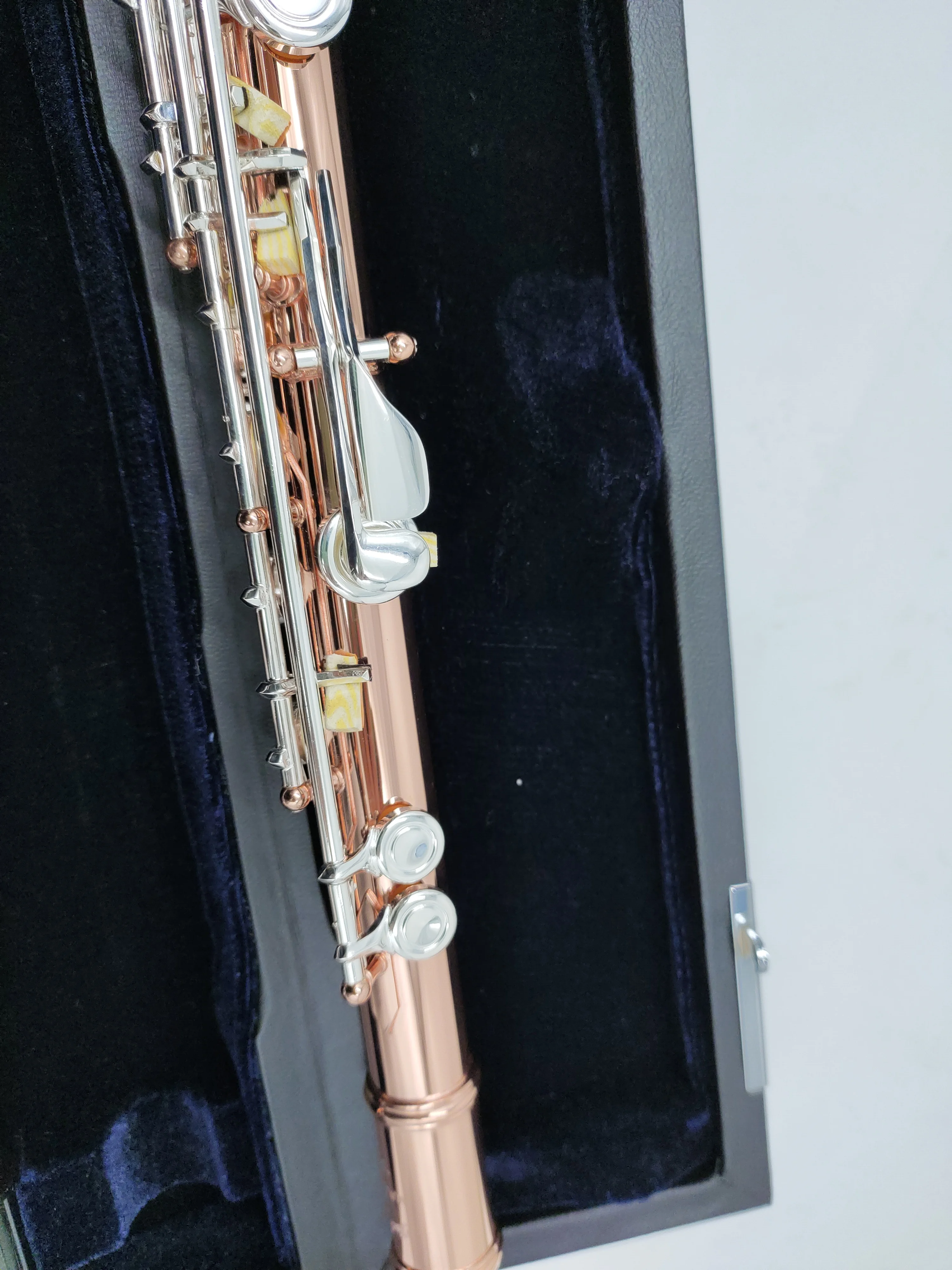 Горячее тиснение золотом лак мураматсу флейта отверстия Разделение E 16 ключей