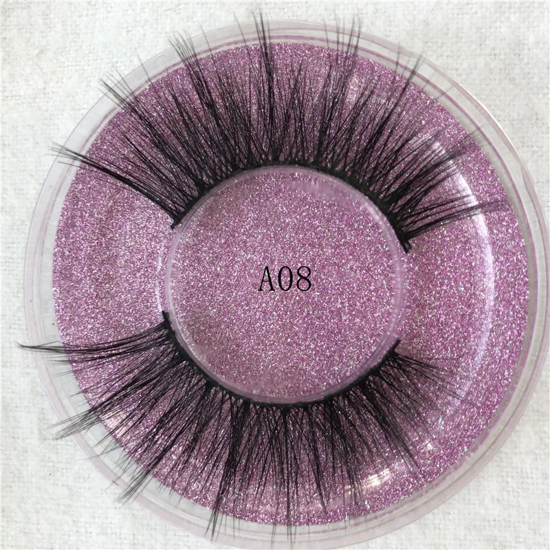 3D Mink Lashes Natural False Eyelashes Dramatic Volume Fake Makeup Eyelash Extension Silk | Красота и здоровье