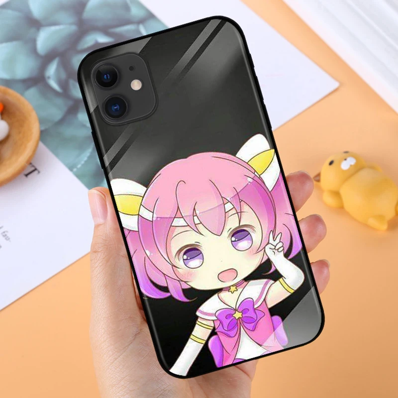 Black Cover Cartoon beauty for Apple iPhone 12 Mini 11 XS Pro Max X XR 8 7 6 6S Plus SE 2020 5 5S Phone Case
