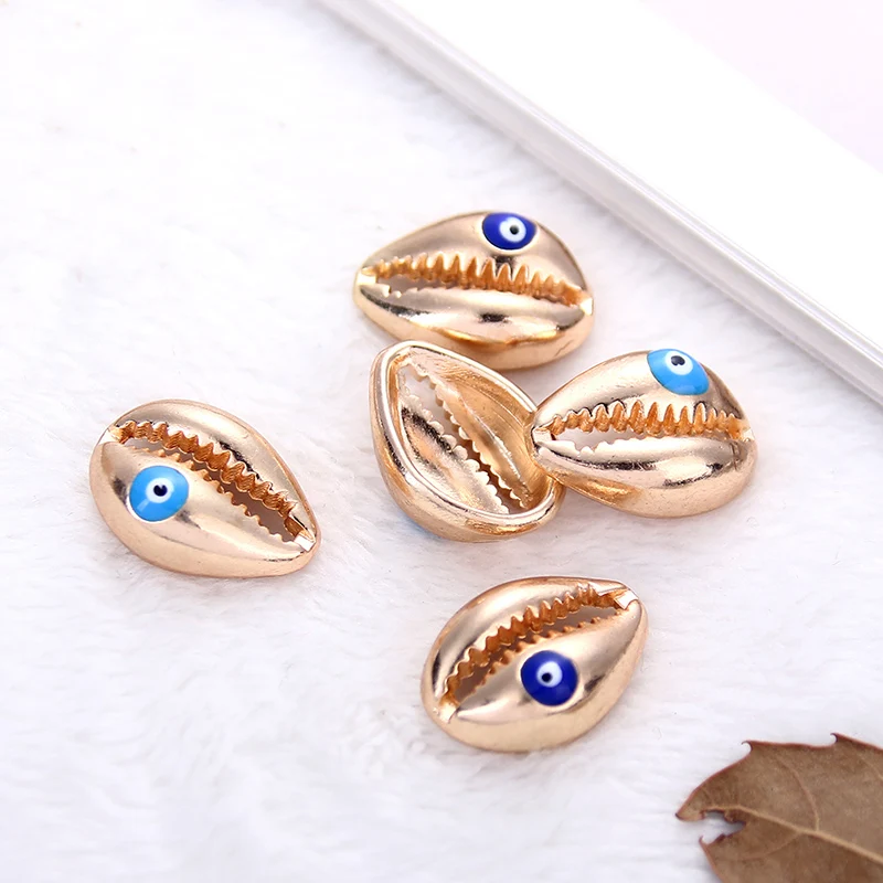 

10pcs Gold Color Alloy Shells Charms For Jewelry Making Necklace Bracelet DIY Charm Bracelet Jewelry Accessories