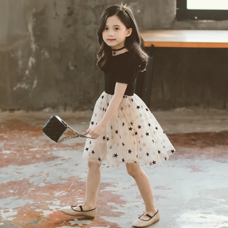 Платье для девочек коллекция 2019 года летняя одежда Милые Детские платья