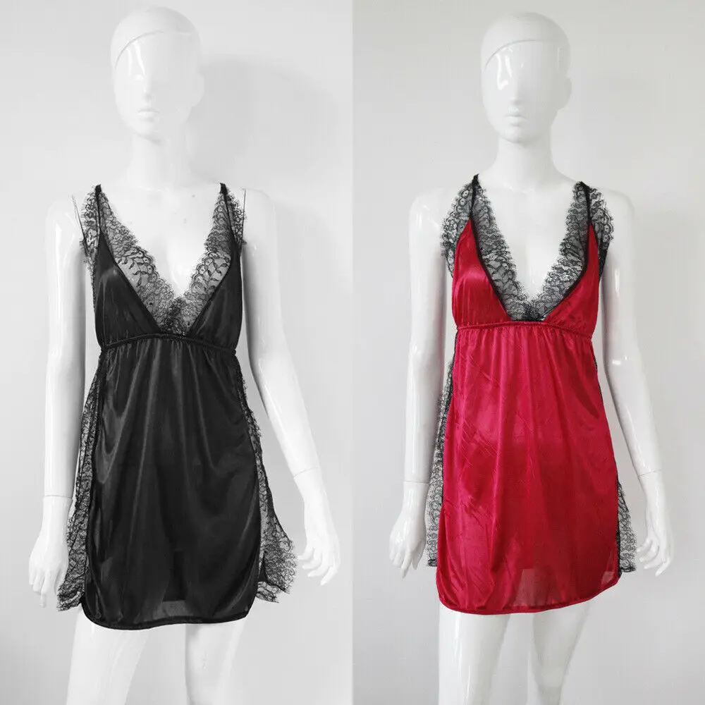 Новинка 2020 женское кружевное нижнее белье с V-образным вырезом комбинация пижама