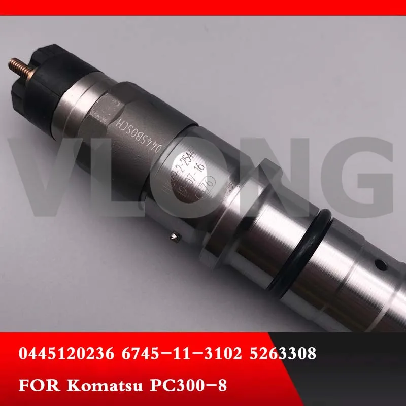 Форсунка дизельного топлива Common Rail 0445 120 236 для Komatsu PC300 Cummins 0445120236 форсунка