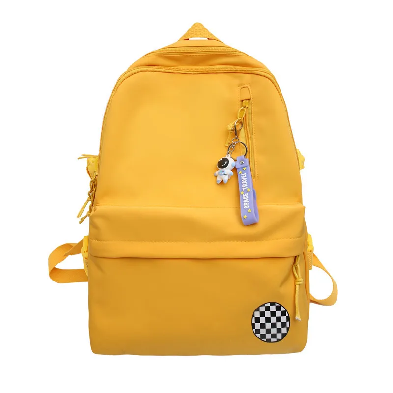 Повседневные школьные ранцы для учащихся средней школы для девочек-подростков, Женский нейлоновый рюкзак, вместительная сумка для книг