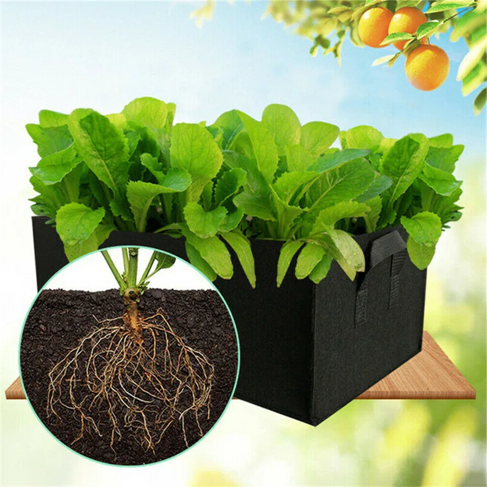 Многоразовый большой пакет для посадки растительный горшок овощей томатов