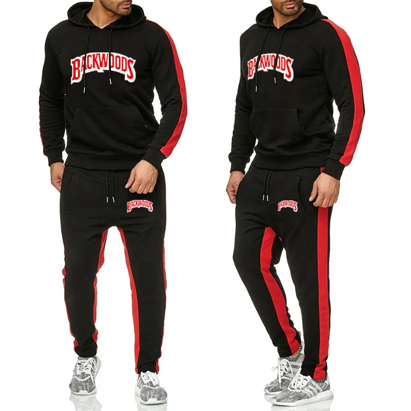 Новый бренд BACKWOODS спортивный костюм для мужчин Свободная Спортивная одежда