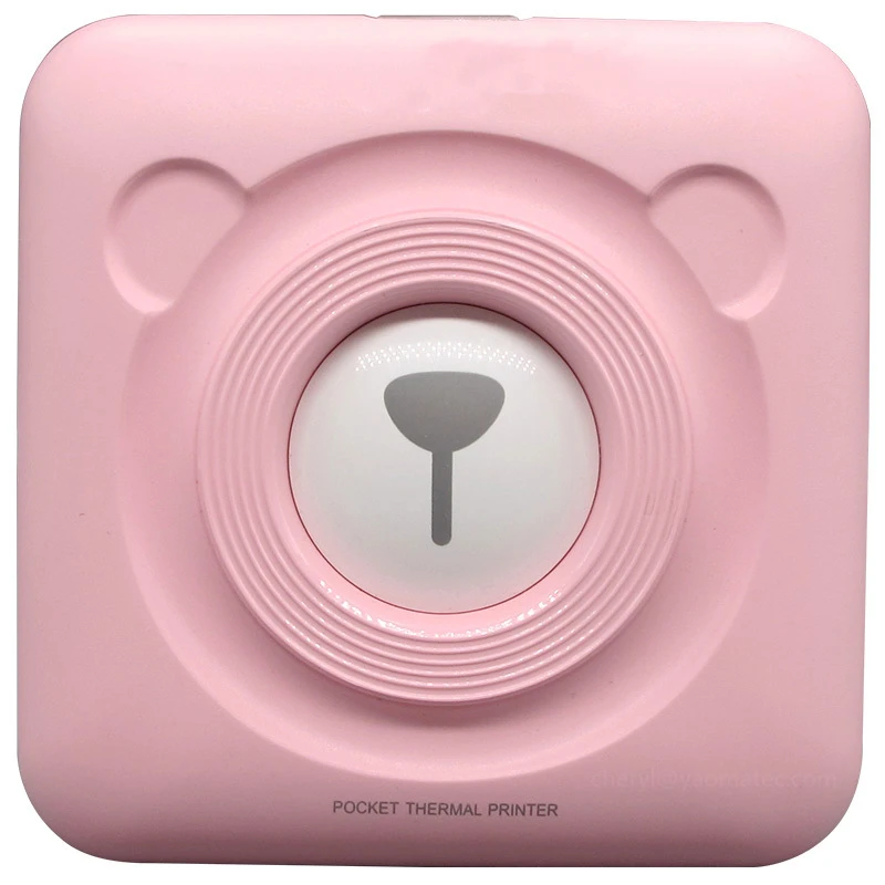 203 точек/дюйм мини Портативный карман Термальность фото Мобильный Bluetooth бумажный
