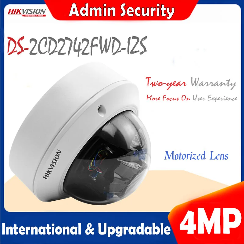 Hikvision DS 2CD2742FWD IZS английская версия IP 4MP WDR Vari focal купольная камера POE охранная Аудио