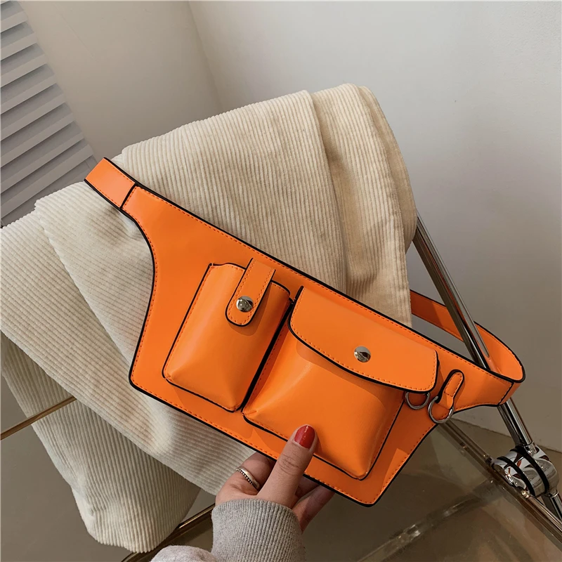 Поясная Сумка из искусственной кожи для женщин забавная Роскошная дамская