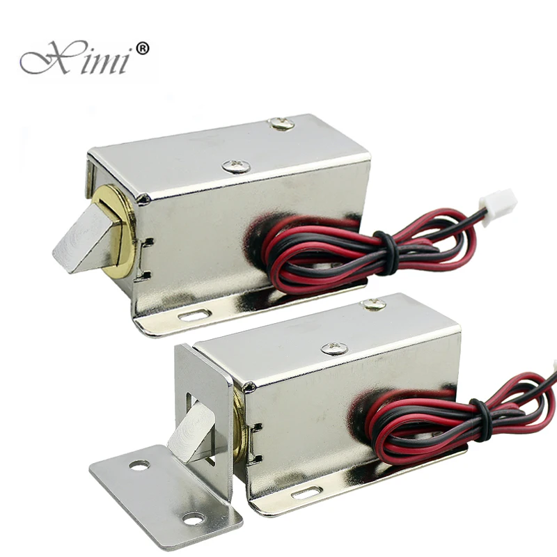 

Good Quality MINI 12V Electric Cabinet Lock Electronic NO NC Type Fail Security Cabinet Lock Electric Lock Door Control Lock
