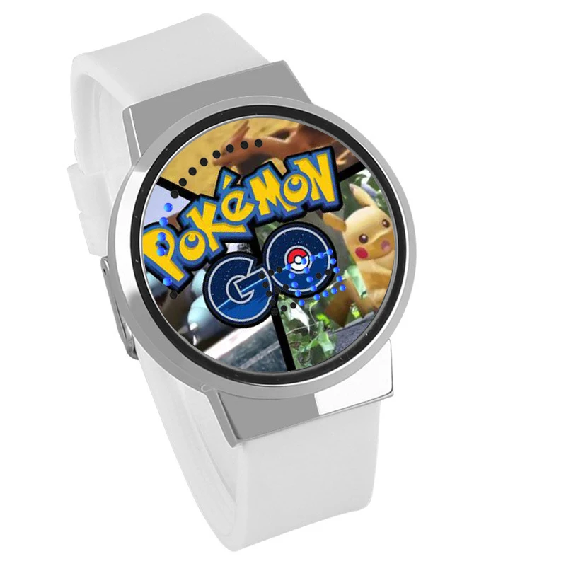 Последние для POKEmon GO PLUS светодиодный сенсорные часы высокого качества Сенсорное время и дата - Цвет: 12