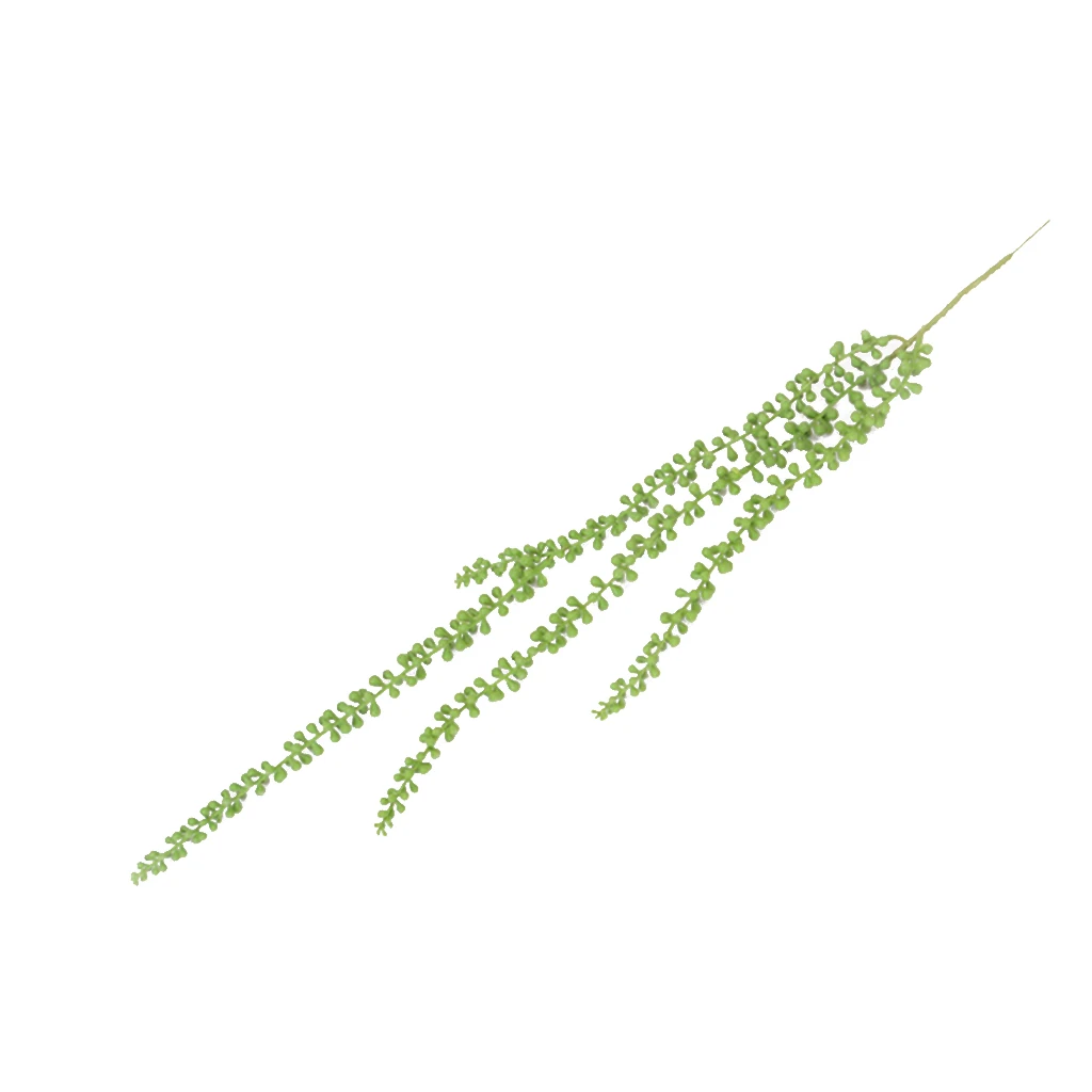 Цепочка жемчужин Искусственные суккуленты подвесные зеленые элегантные