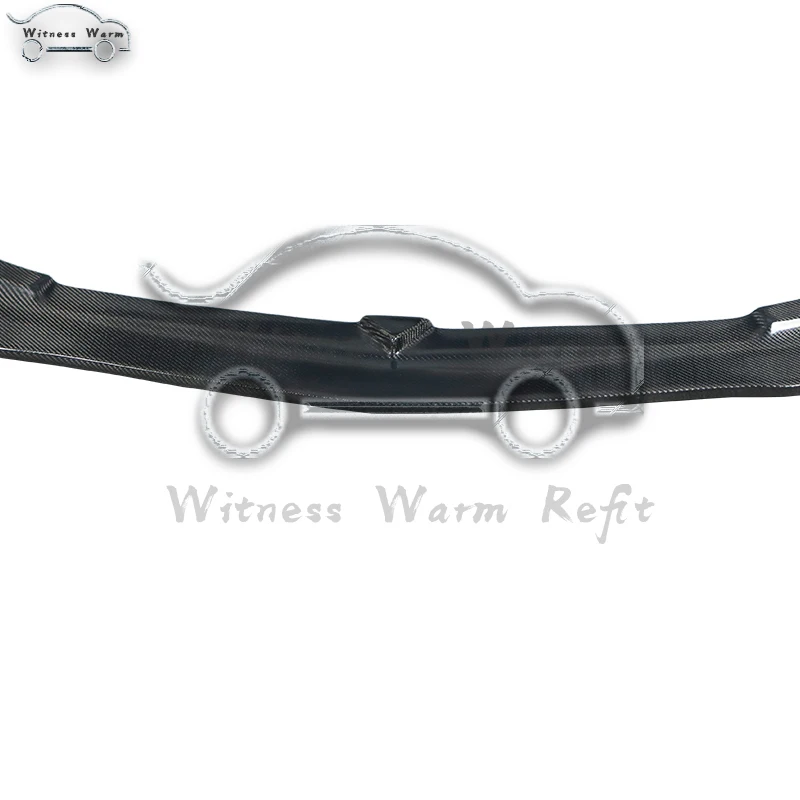 Для W176 передний спойлер из углеродного волокна для Mercedes Benz A Class A180 A200 A260 A45 2013 2015