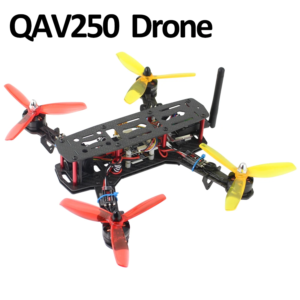 QAV250 4 осевой гоночный костюм Дрон из углеродного волокна MT2204 2300KV двигатель SoloGood 20A