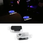 Светодиодный прожектор с логотипом на дверь автомобиля для Subaru Outback XV Impreza Tribeca Forester Legacy 2010 2011 2012 2013 2014 2015 2016