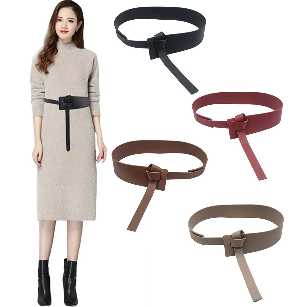 Модный женский ремень пальто костюм платье украшение вечерние однотонные для