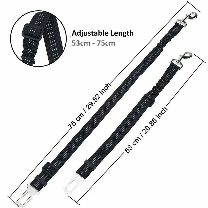 

Pet Supplies Car Seat Belt Dog Seat Belt Dog Leash Traction Belts Cushioning Elastic Reflective Safety Rope Traction Rope Dog