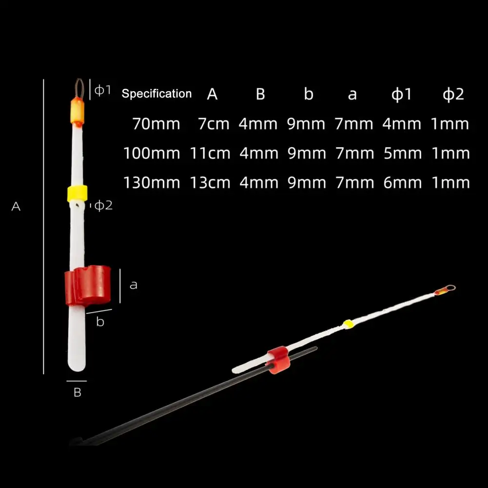 

HOT SALES10Pcs Small White Winter Ice Fishing Extension Rod Pole for Saltwater Freshwater