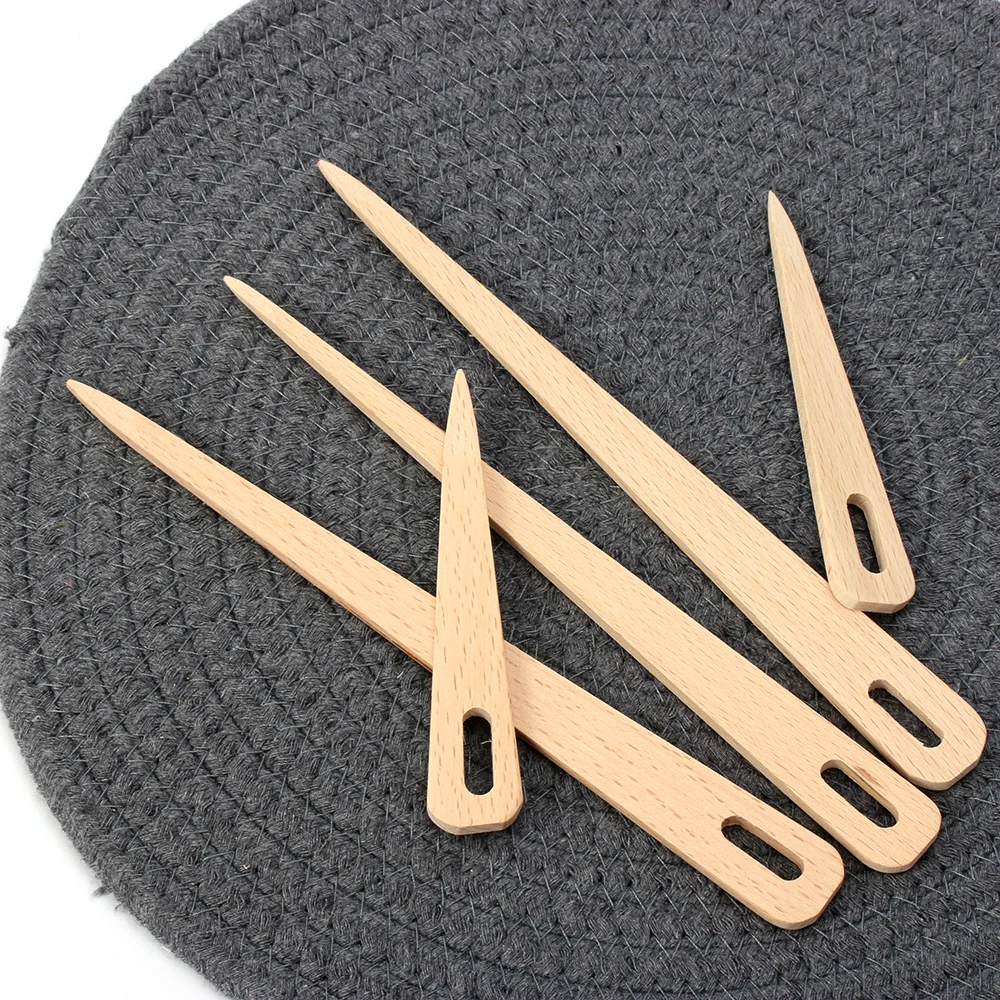 Игла с большими глазами 5 шт. деревянный гобелен Дарнинг вязание рукоделие шитье