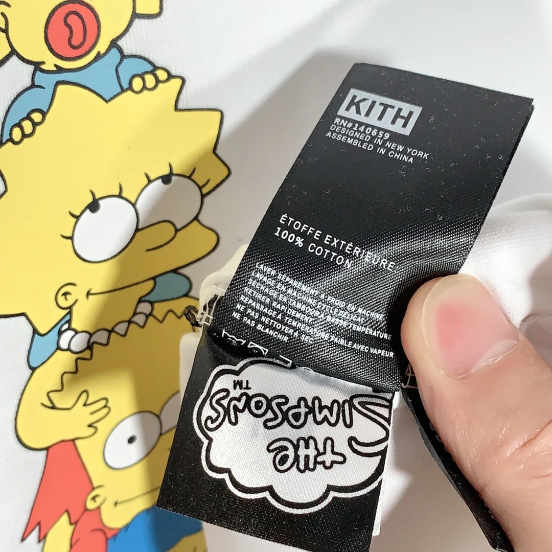 

KITH T-shirt Men Women 1:1 High Quality Thick Cotton Farbic Cartoon Box Logo Print KITH Tee Casual Cotton Tops Short Sleeve