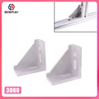 10 шт. 3060 угловой кронштейн, фитинги 30*60 угловой L соединитель, алюминиевый профиль, аксессуары