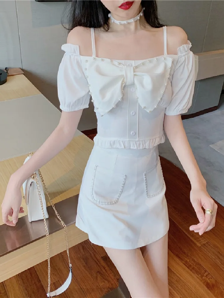 Summer cotton beaded ruffles strapless tops women's vests 2021New women's wear fashion party cropped shoulders vests bra XL