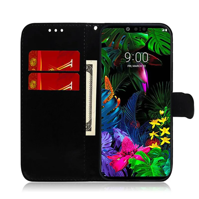 Цветной кожаный чехол-книжка для LG G8 THINQ Stylo 5 телефона K50 Q60 W10 Fundas Capa | Мобильные