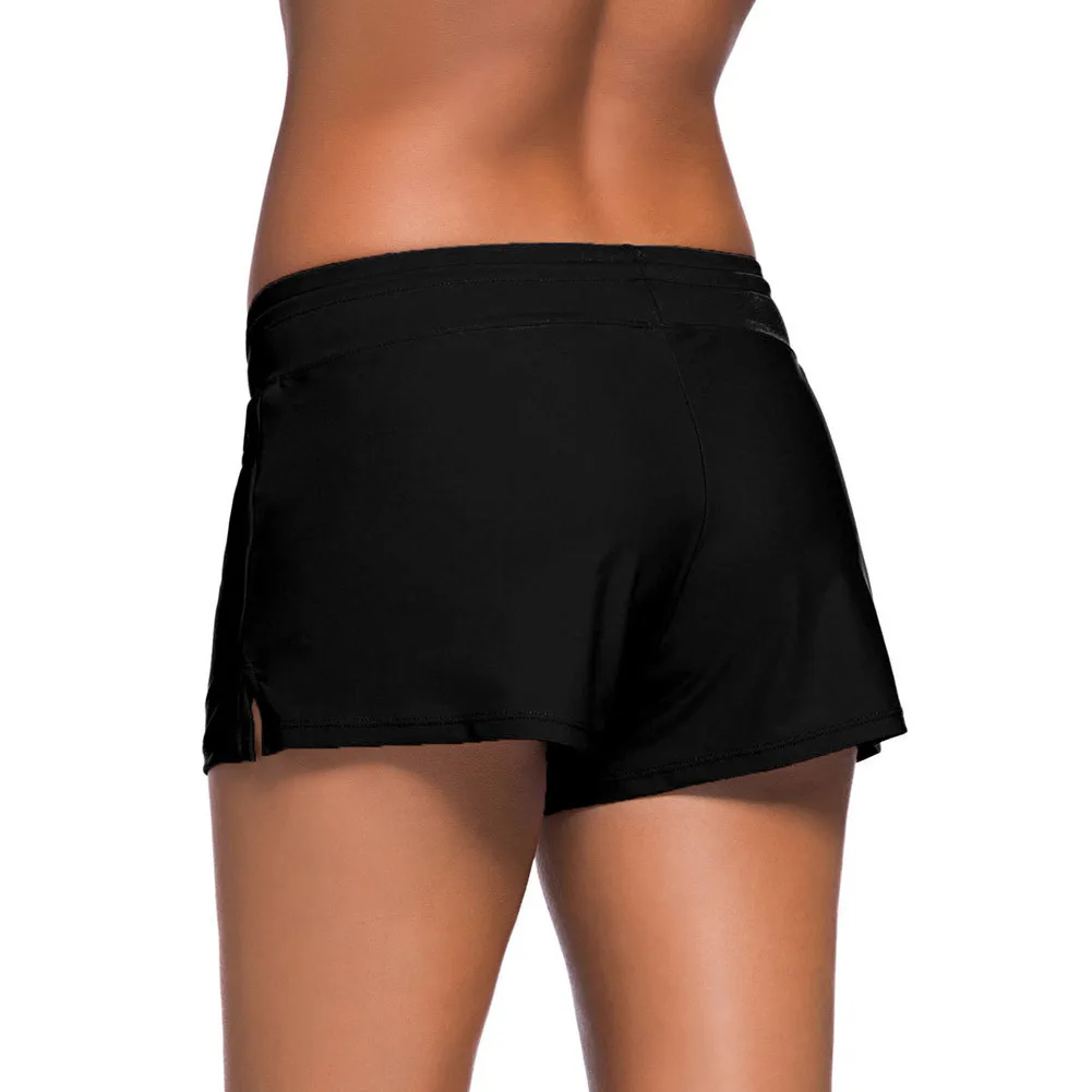 

New swim trunks lace-up ladies low waist sexy boxer shorts beach pants beach swimming trunks
