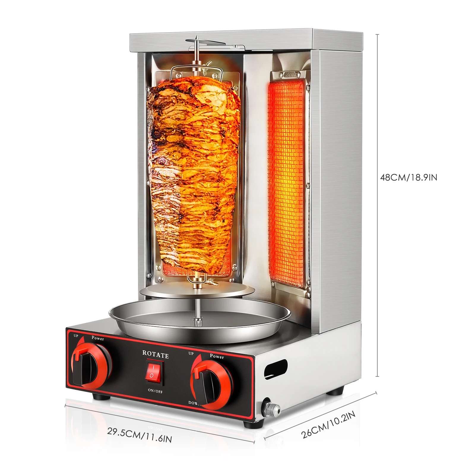 

Barbecue Propane Electric/LPG Gas Turkey Doner Kebab Machine Shawarma Roasters Rotisserie Ovens