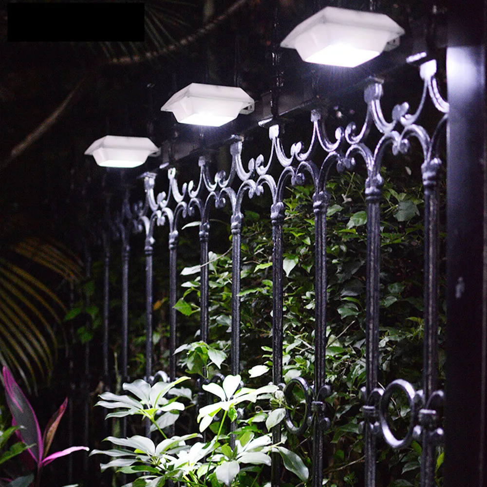 

New Generation 4 Led Solar Power Energy Garden Security Lamp Outdoor Light For For Garden Decor High Quality Wall Lamp