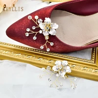 g15 2pcslot wedding shoes clips for bride flower girl shoes buckle charm decorative shoe clips wedding shoes accessories