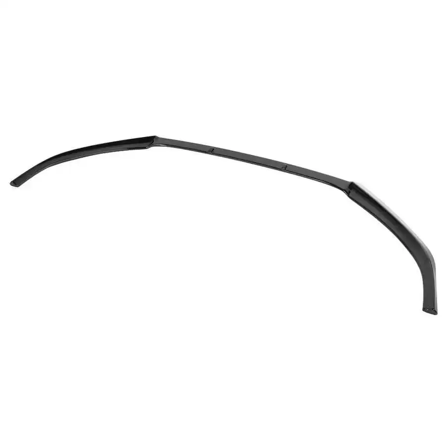 Глянцевый черный передний бампер спойлер разветвитель автомобиля