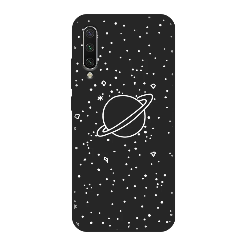 Мягкий силиконовый чехол для телефона Xiaomi Mi A3 9 SE черная звезда Королева Корона