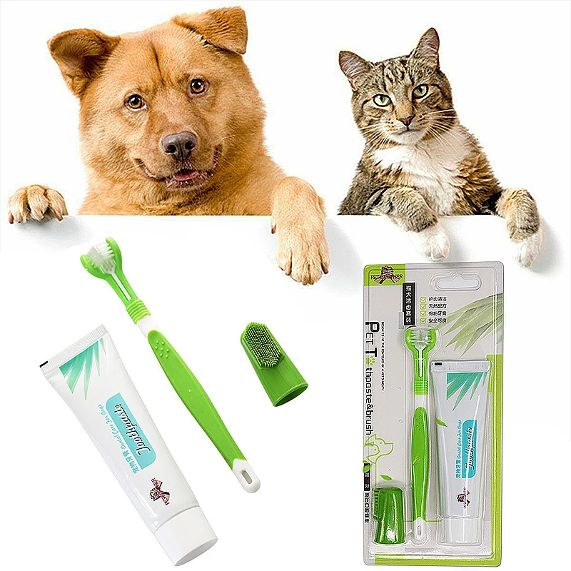 Набор зубных щеток для домашних животных собак кошек| |