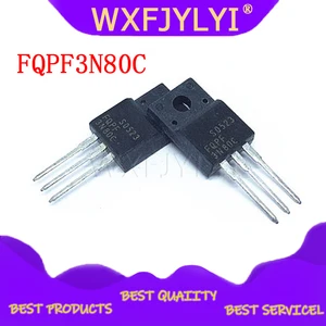 10pcs/lot 3N80C FQPF3N80C original authentic TO-220F