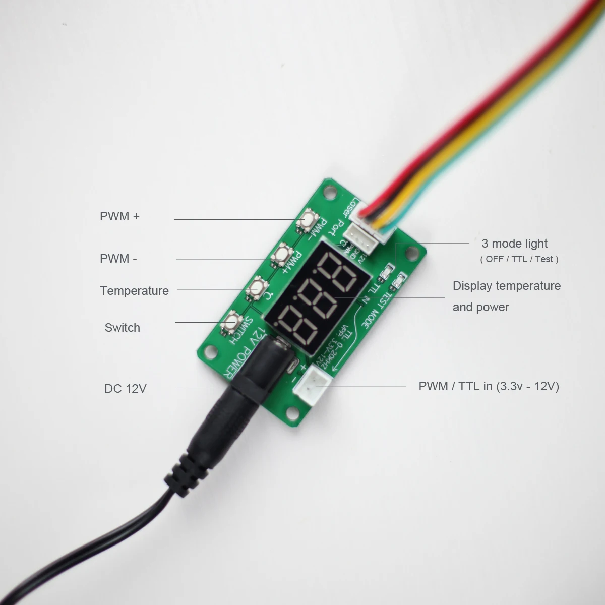 

20W Laser Module DIY Kit 450nm Professional Continuous 5.5W Laser Cutting /Engraving Module Blue Light with TTL / PWM Modulation