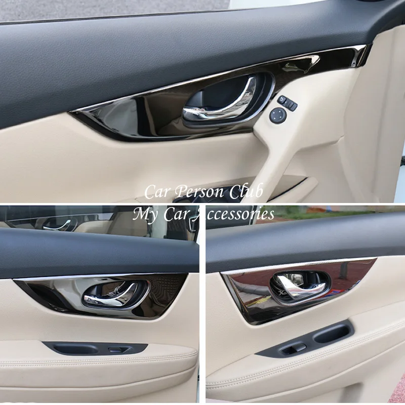 Нержавеющая сталь внутренняя дверная ручка чаша рамка панель Крышка отделка