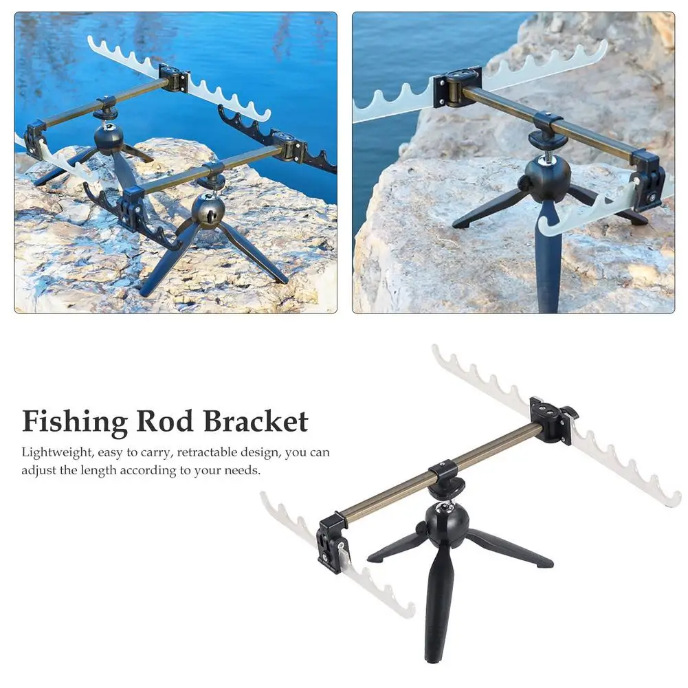 

Ice Fishing Small Bracket Fishing Tripod Luminous Multifunctional Platform Fishing Raft Fishing Rod Bracket Fishing Gear